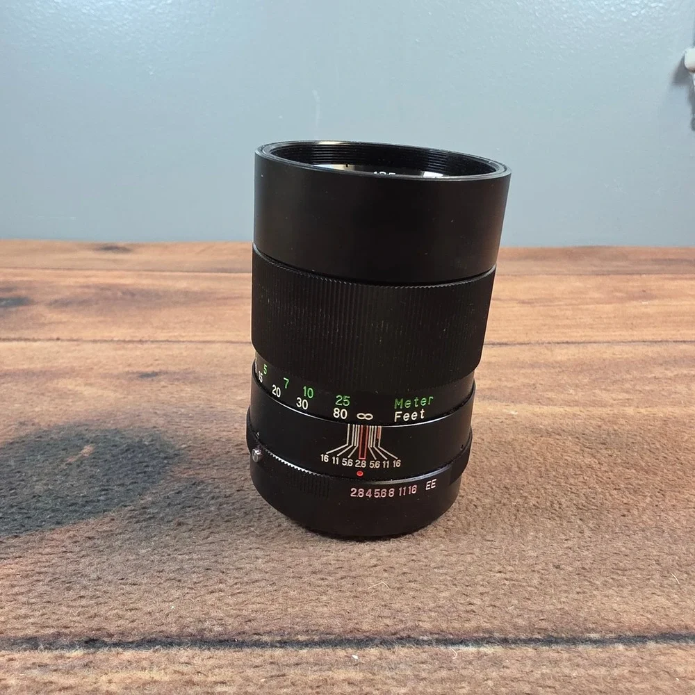 Vivitar Auto Telephoto Lens 135mm f/2.8 Black Excellent Manual Focus Prime
